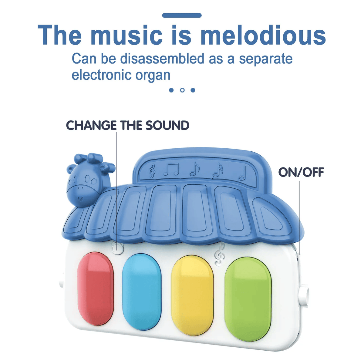 Children's pedal piano crawling mat