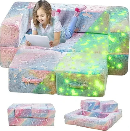 Modular Kids Play Glowing Couch