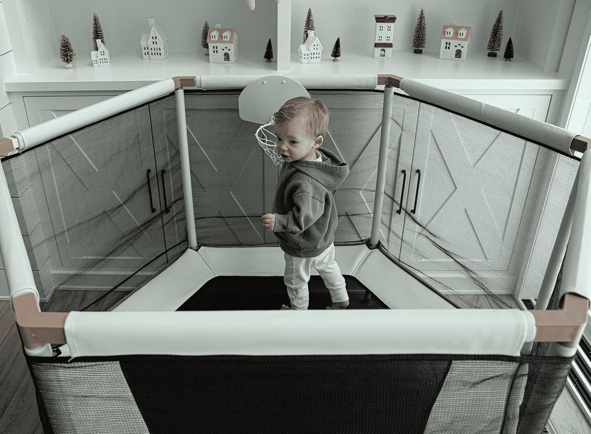 Aesthetic Indoor and Outdoor Toddler Trampoline