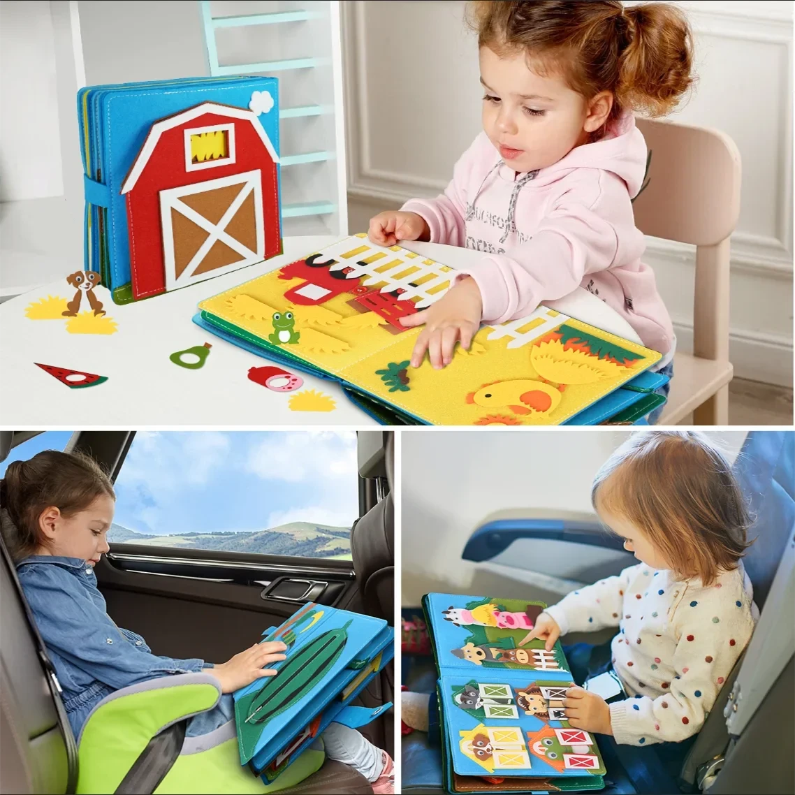 Toddlers Montessori Busy Book