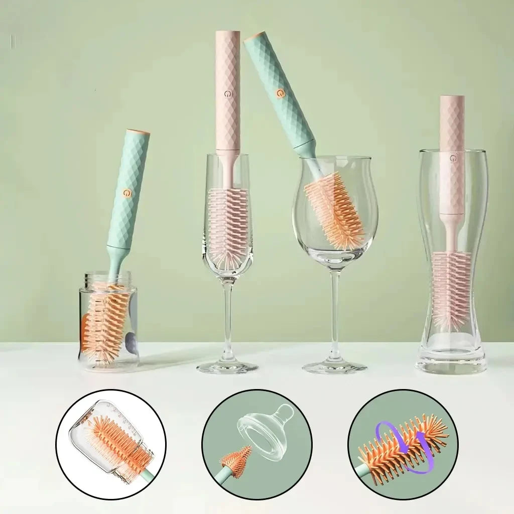 Electric Cleaning Bottle Brush