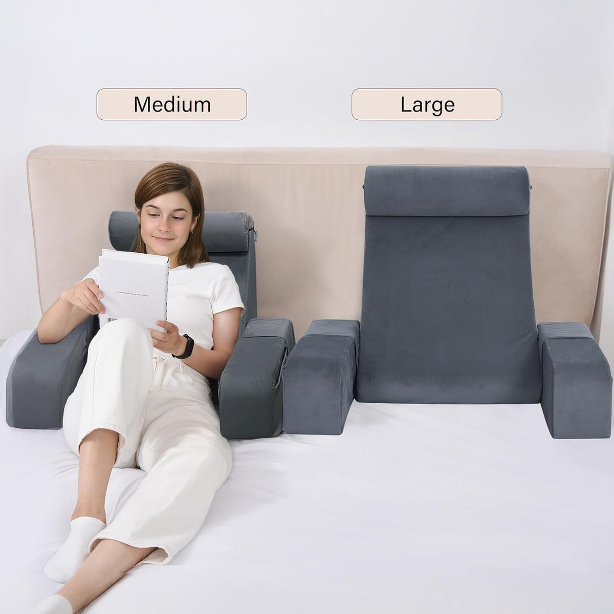 Pregnant Mom Back Pillow for Bed Sitting up