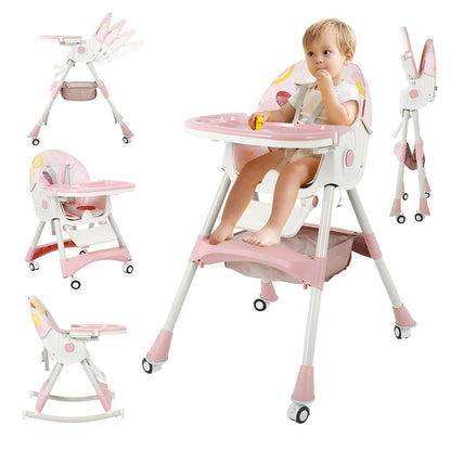 6 in 1 Convertible Baby High Chair