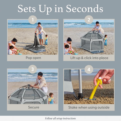 Foldable Baby Playpen Tent