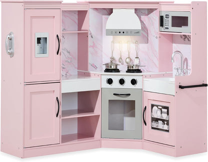 Wooden Kids Kitchen Playset