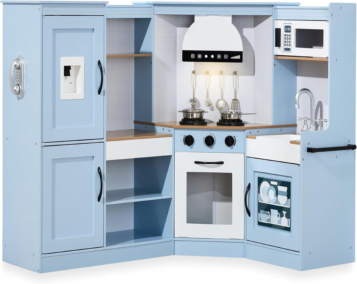 Wooden Kids Kitchen Playset