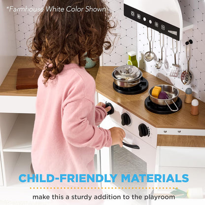 Wooden Kids Kitchen Playset
