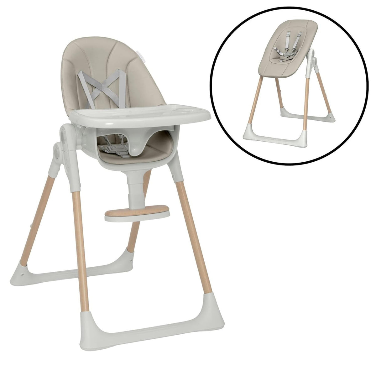 2-in-1 Baby High Chair