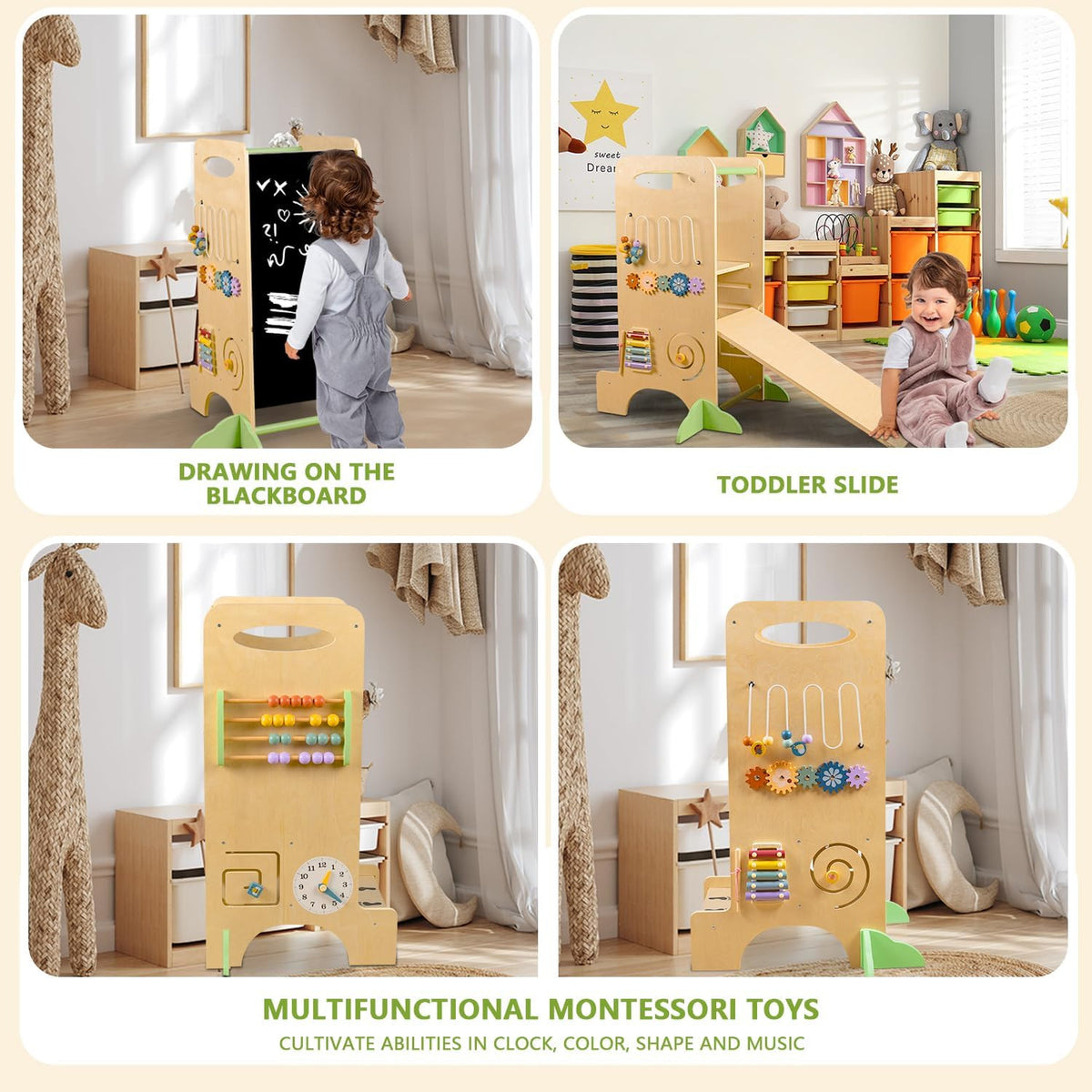4 in 1 Toddler Kitchen Tower