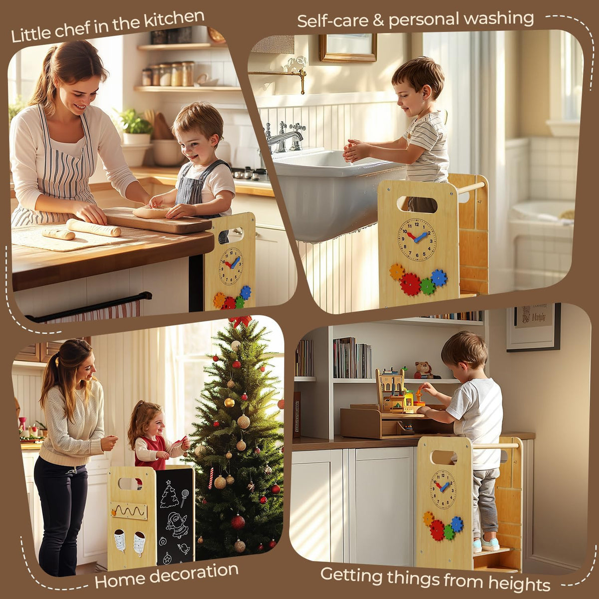 4 in 1 Toddler Kitchen Tower