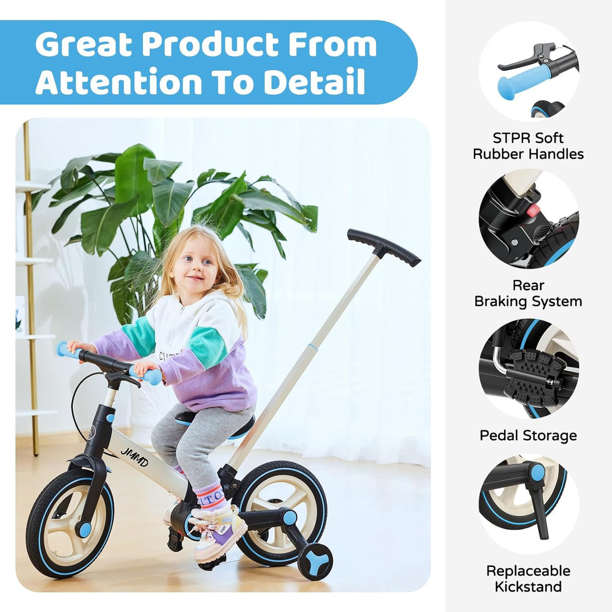 6 in 1 Toddler Bike