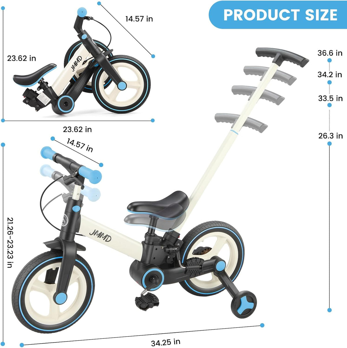 6 in 1 Toddler Bike