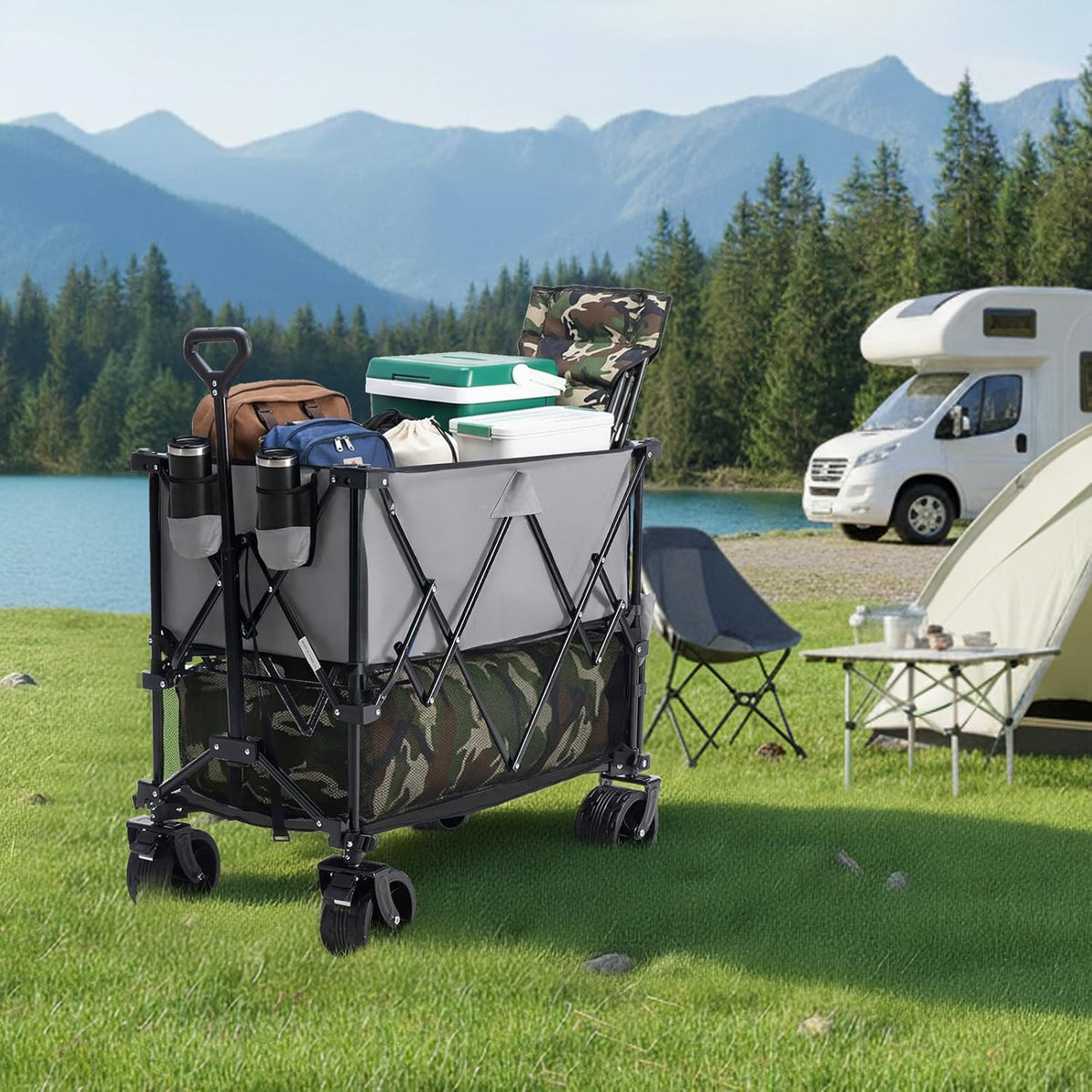 Collapsible Foldable Wagon Cart