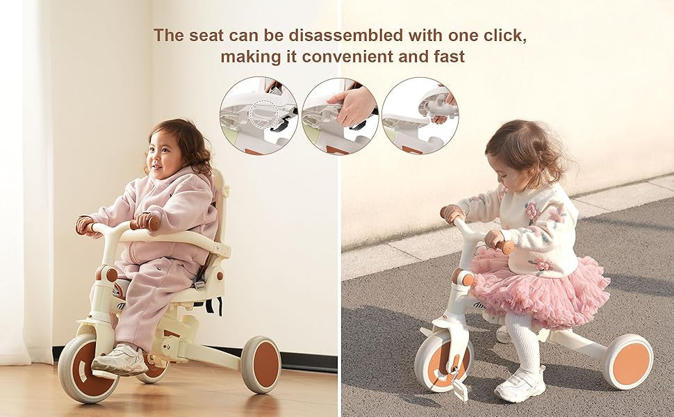 7-in-1 Foldable Kids Tricycle