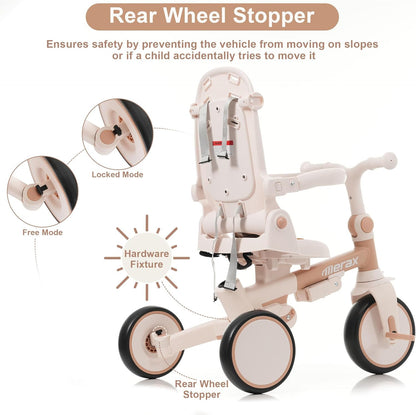 7-in-1 Foldable Kids Tricycle