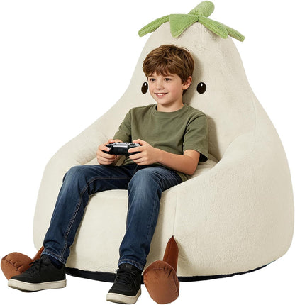 Egg Plant Kids Bean Bag Chair