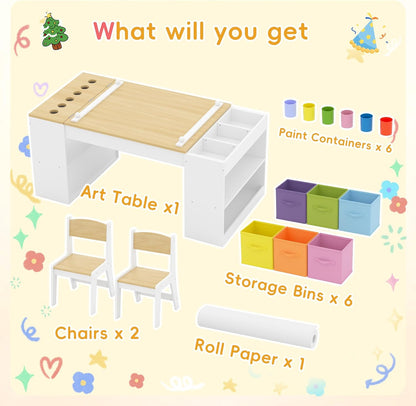 Multifunctional Kids Art Table