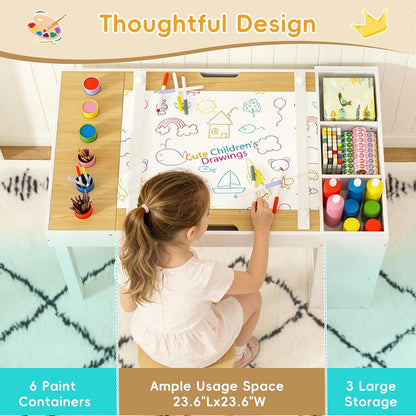 Multifunctional Kids Art Table
