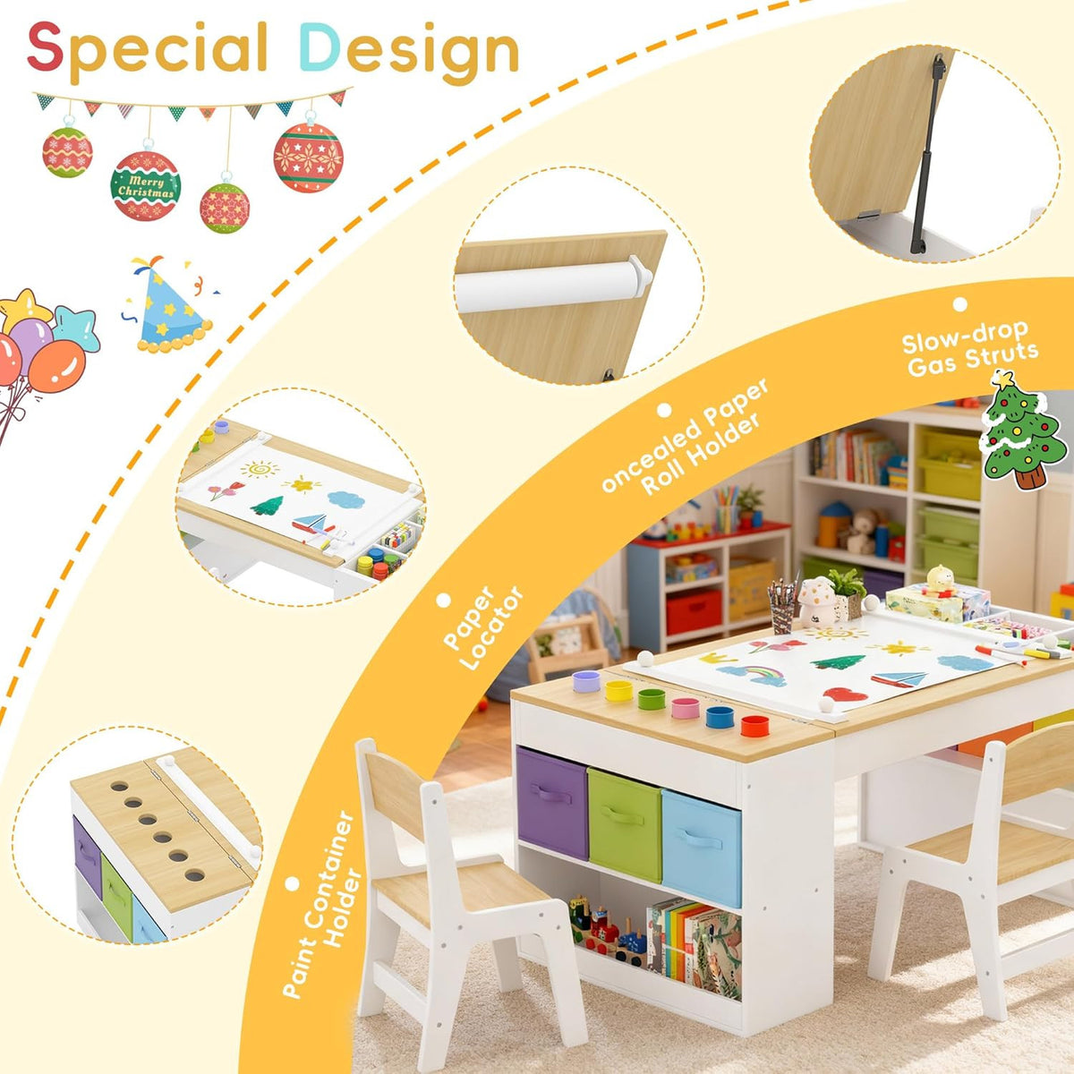 Multifunctional Kids Art Table
