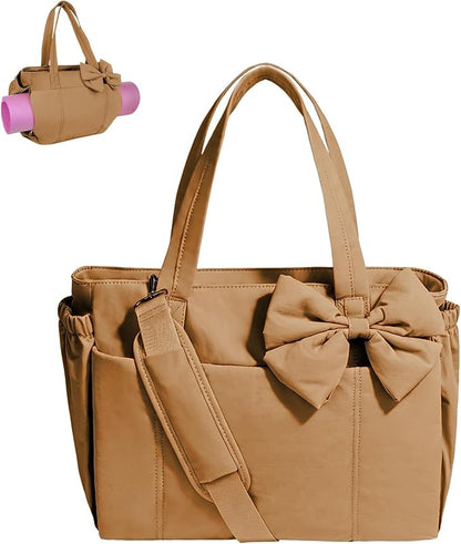 Bow Tote Diaper Bag